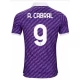 ACF Fiorentina A. Cabral #9 Jalkapallo Pelipaidat 2023-24 Kotipaita Miesten