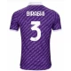 ACF Fiorentina Biraghi #3 Jalkapallo Pelipaidat 2023-24 Kotipaita Miesten