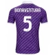 ACF Fiorentina Bonaventura #5 Jalkapallo Pelipaidat 2023-24 Kotipaita Miesten
