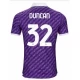 ACF Fiorentina Duncan #32 Jalkapallo Pelipaidat 2023-24 Kotipaita Miesten
