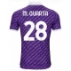 ACF Fiorentina M. Quarta #28 Jalkapallo Pelipaidat 2023-24 Kotipaita Miesten