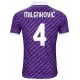 ACF Fiorentina Milenkovic #4 Jalkapallo Pelipaidat 2023-24 Kotipaita Miesten