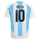 Argentiina Lionel Messi #10 Jalkapallo Pelipaidat 2024 Kotipaita Miesten