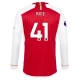 Arsenal FC Declan Rice #41 Jalkapallo Pelipaidat 2023-24 Kotipaita Miesten Pitkähihainen