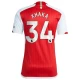 Arsenal FC Granit Xhaka #34 Jalkapallo Pelipaidat 2023-24 Kotipaita Miesten