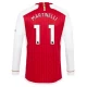 Arsenal FC Martinelli #11 Jalkapallo Pelipaidat 2023-24 Kotipaita Miesten Pitkähihainen