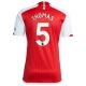 Arsenal FC Thomas #5 Jalkapallo Pelipaidat 2023-24 Kotipaita Miesten