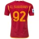 AS Roma El Shaarawy #92 Jalkapallo Pelipaidat 2023-24 Kotipaita Miesten