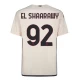 AS Roma Jalkapallo Pelipaidat 2023-24 El Shaarawy #92 Vieraspaita Miesten