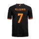 AS Roma Jalkapallo Pelipaidat Pellegrini #7 2023-24 Kolmaspaita Miesten
