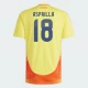 Asprilla #18 Kolumbia Jalkapallo Pelipaidat Copa America 2024 Kotipaita Miesten