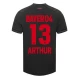 Bayer 04 Leverkusen Arthur #13 Jalkapallo Pelipaidat 2023-24 Kotipaita Miesten