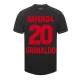 Bayer 04 Leverkusen Grimaldo #20 Jalkapallo Pelipaidat 2023-24 Kotipaita Miesten