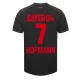Bayer 04 Leverkusen Hofmann #7 Jalkapallo Pelipaidat 2023-24 Kotipaita Miesten