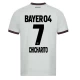 Bayer 04 Leverkusen Jalkapallo Pelipaidat 2023-24 Chicharito #7 Vieraspaita Miesten