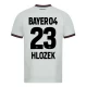 Bayer 04 Leverkusen Jalkapallo Pelipaidat 2023-24 Hlozek #23 Vieraspaita Miesten