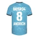 Bayer 04 Leverkusen Jalkapallo Pelipaidat Andrich #8 2023-24 Kolmaspaita Miesten