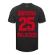Bayer 04 Leverkusen Palacios #25 Jalkapallo Pelipaidat 2023-24 Kotipaita Miesten