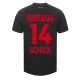 Bayer 04 Leverkusen Schick #14 Jalkapallo Pelipaidat 2023-24 Kotipaita Miesten