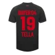 Bayer 04 Leverkusen Tella #19 Jalkapallo Pelipaidat 2023-24 Kotipaita Miesten