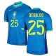 Beraldo #25 Brasilia Jalkapallo Pelipaidat Copa America 2024 Vieraspaita Miesten