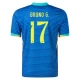 Bruno G. #17 Brasilia Jalkapallo Pelipaidat Copa America 2024 Vieraspaita Miesten