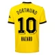 BVB Borussia Dortmund Eden Hazard #10 Jalkapallo Pelipaidat 2023-24 Kotipaita Miesten