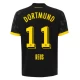 BVB Borussia Dortmund Jalkapallo Pelipaidat 2023-24 Marco Reus #11 Vieraspaita Miesten