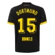 BVB Borussia Dortmund Jalkapallo Pelipaidat 2023-24 Mats Hummels #15 Vieraspaita Miesten