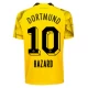 BVB Borussia Dortmund Jalkapallo Pelipaidat Eden Hazard #10 2023-24 Kolmaspaita Miesten