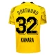 BVB Borussia Dortmund Jalkapallo Pelipaidat Kamara #32 2023-24 Kolmaspaita Miesten