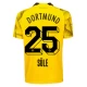 BVB Borussia Dortmund Jalkapallo Pelipaidat Sule #25 2023-24 Kolmaspaita Miesten