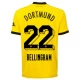 BVB Borussia Dortmund Jude Bellingham #22 Jalkapallo Pelipaidat 2023-24 Kotipaita Miesten