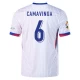 Camavinga #6 Ranska Jalkapallo Pelipaidat EM 2024 Vieraspaita Miesten