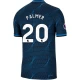 Chelsea FC Jalkapallo Pelipaidat 2023-24 Palmer #20 Vieraspaita Miesten