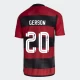 CR Flamengo Gerson #20 Jalkapallo Pelipaidat 2023-24 Kotipaita Miesten