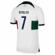 Cristiano Ronaldo #7 Portugali Jalkapallo Pelipaidat MM 2022 Vieraspaita Miesten