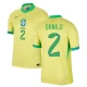 Danilo #2 Brasilia Jalkapallo Pelipaidat Copa America 2024 Kotipaita Miesten