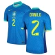 Danilo #2 Brasilia Jalkapallo Pelipaidat Copa America 2024 Vieraspaita Miesten