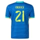 Endrick #21 Brasilia Jalkapallo Pelipaidat Copa America 2024 Vieraspaita Miesten