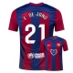 FC Barcelona Frenkie de Jong #21 Jalkapallo Pelipaidat 2023-24 x Karol G Kotipaita Miesten