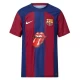 FC Barcelona Lionel Messi #10 Jalkapallo Pelipaidat 2023-24 x Rolling Stones Kotipaita Miesten
