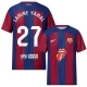 FC Barcelona Lamine Yamal #27 Jalkapallo Pelipaidat 2023-24 x Rolling Stones Kotipaita Miesten