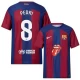FC Barcelona Pedri #8 Jalkapallo Pelipaidat 2024 x Rolling Stones Kotipaita Miesten