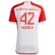 FC Bayern München Jamal Musiala #42 Jalkapallo Pelipaidat 2023-24 Kotipaita Miesten