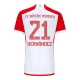 FC Bayern München Theo Hernández #21 Jalkapallo Pelipaidat 2023-24 Kotipaita Miesten