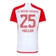 FC Bayern München Thomas Müller #25 Jalkapallo Pelipaidat 2023-24 Kotipaita Miesten