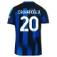 Inter Milan Calhanoglu #20 Jalkapallo Pelipaidat 2023-24 Kotipaita Miesten