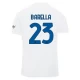 Inter Milan Jalkapallo Pelipaidat 2023-24 Nicolo Barella #23 Vieraspaita Miesten