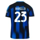 Inter Milan Nicolo Barella #23 Jalkapallo Pelipaidat 2023-24 Kotipaita Miesten